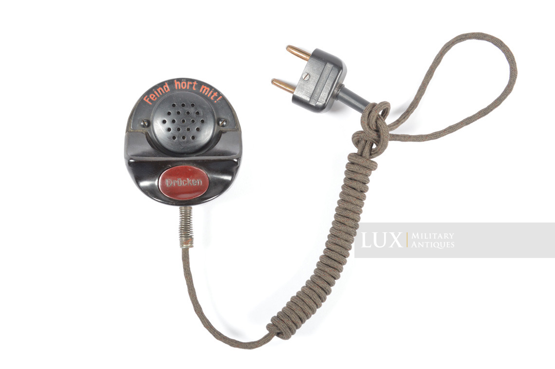 German field radio microphone - Lux Military Antiques - photo 4