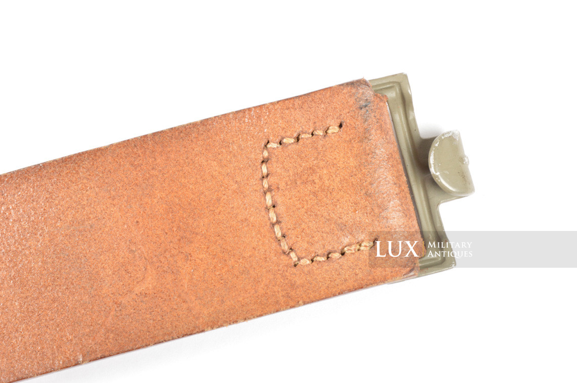 Early German combat service leather belt in natural brown leather, « 1938 » - photo 7