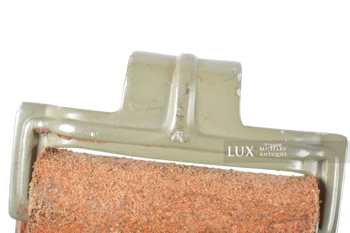 Early German combat service leather belt in natural brown leather, « 1938 » - photo 11