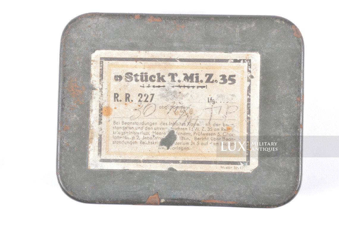 German anti-tank Tellermine fuse case, « Tellerminenzünder 35 » - photo 7