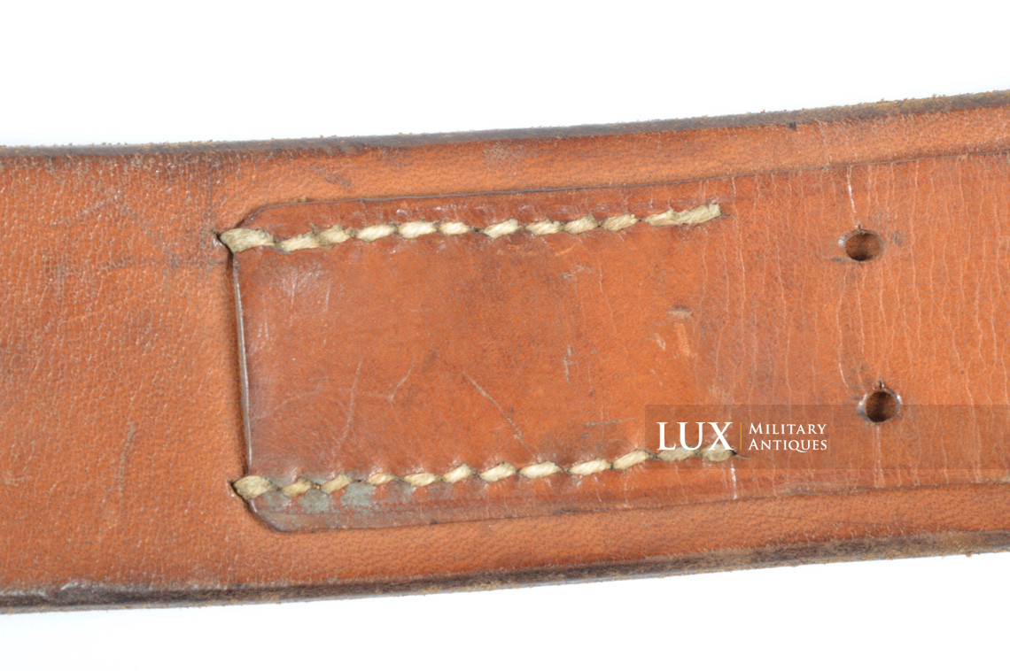 Cuir de ceinturon Heer/Waffen-SS milieu de guerre, « 1942 » - photo 15