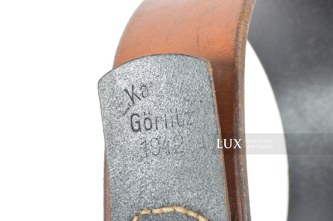 Cuir de ceinturon Heer/Waffen-SS milieu de guerre, « 1942 » - photo 11