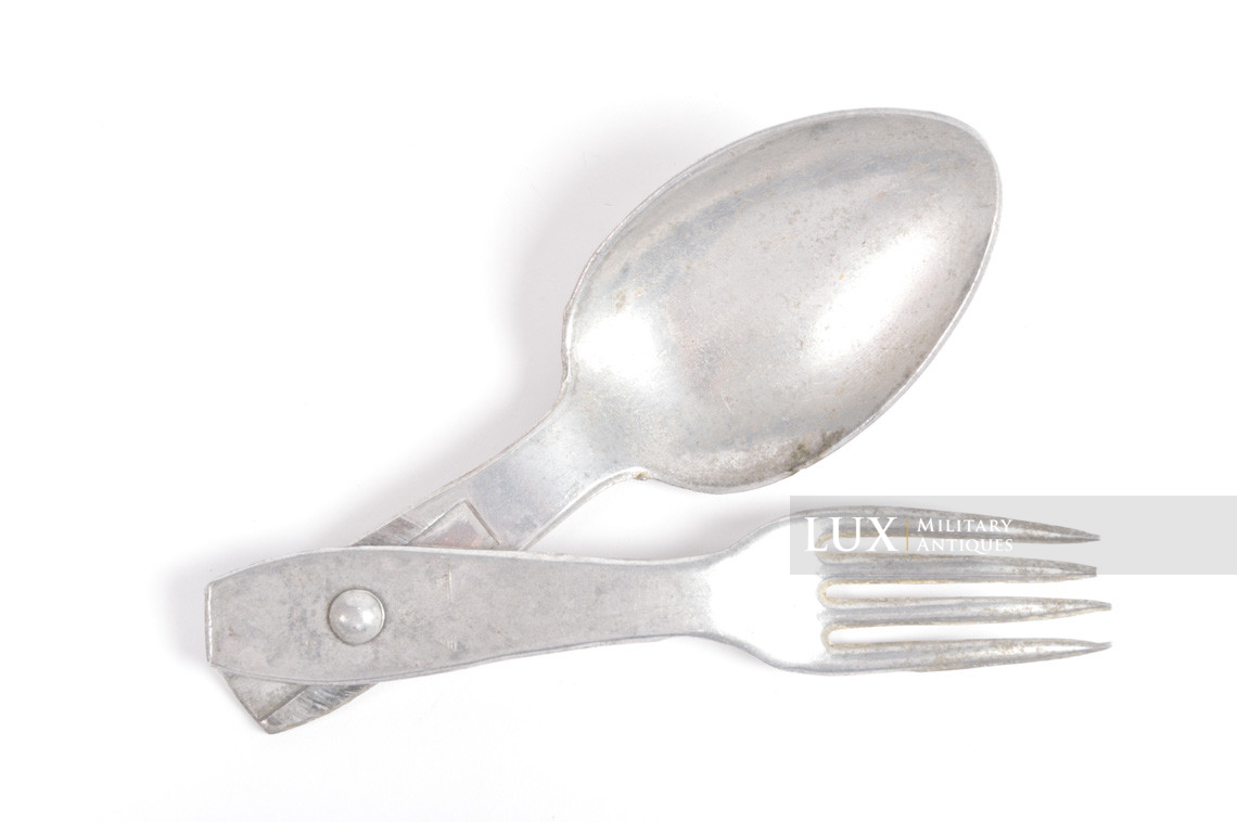 German field spoon/fork combo cutlery set, « ESM