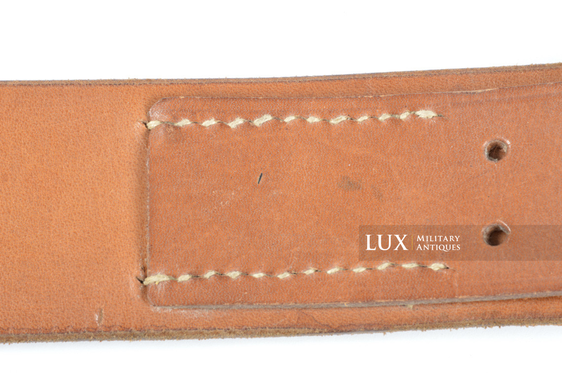 Unissued German mid-war combat service leather belt - photo 12