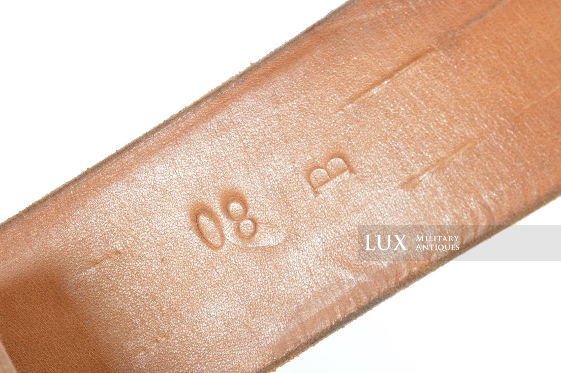 Unissued German mid-war combat service leather belt - photo 13