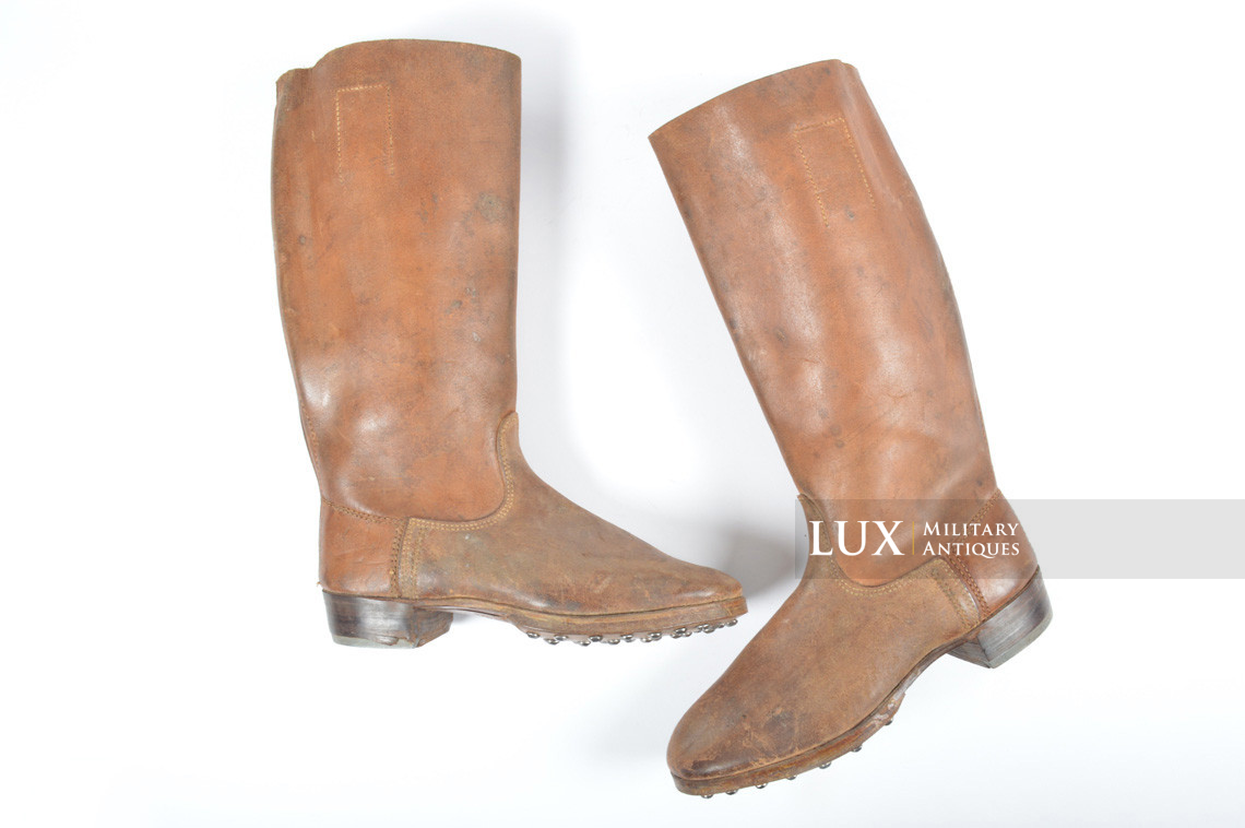 Unissued early-war German issue brown jackboots, « 1939 » - photo 4