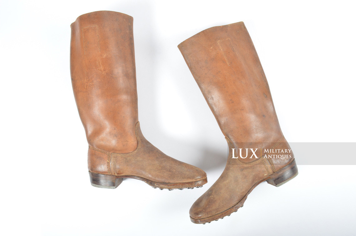 Unissued early-war German issue brown jackboots, « 1939 » - photo 7