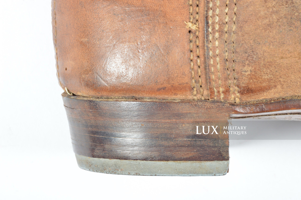 Unissued early-war German issue brown jackboots, « 1939 » - photo 17