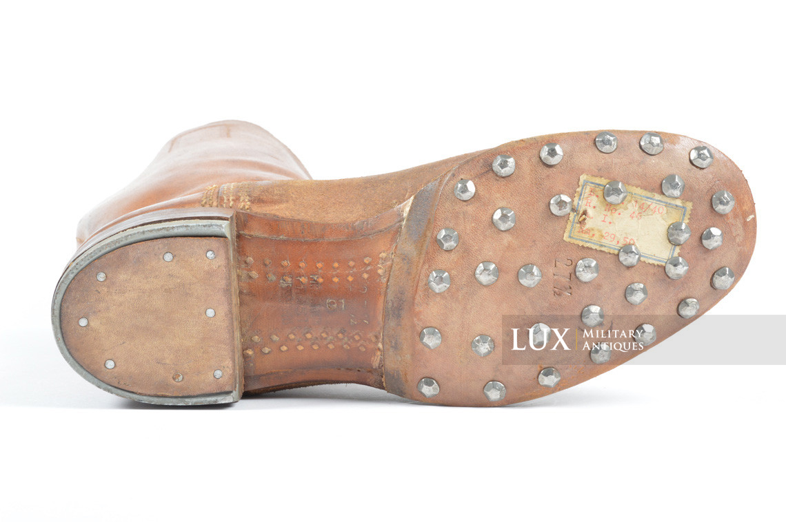 Unissued early-war German issue brown jackboots, « 1939 » - photo 22