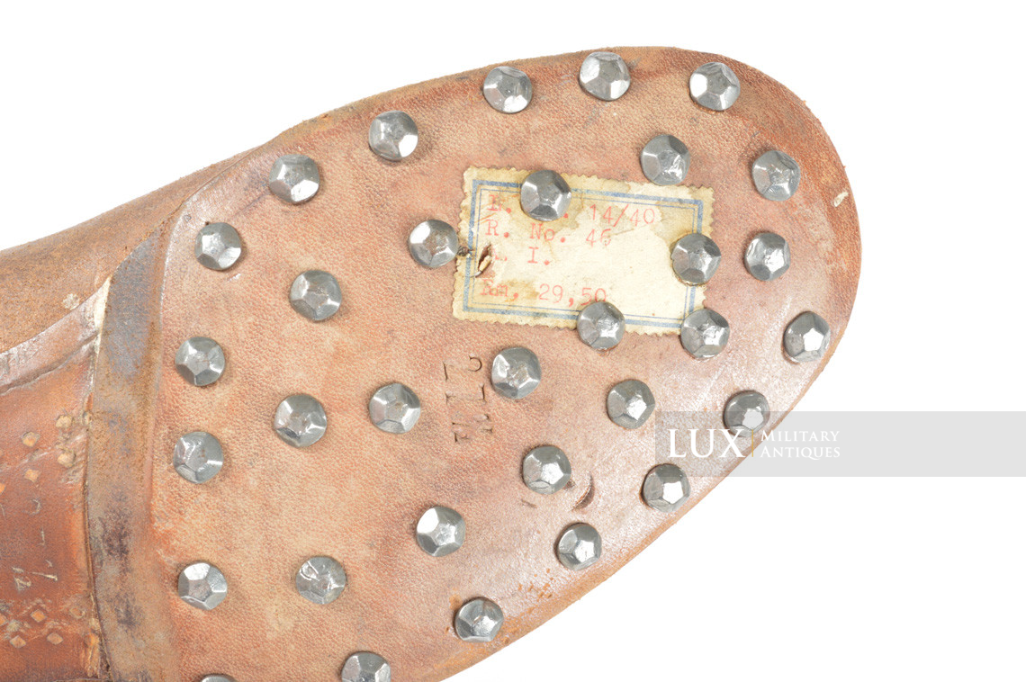 Unissued early-war German issue brown jackboots, « 1939 » - photo 23