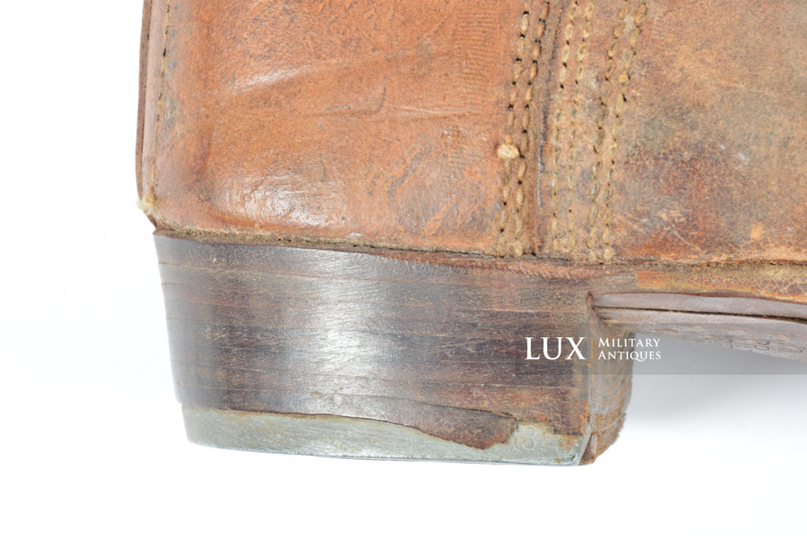 Unissued early-war German issue brown jackboots, « 1939 » - photo 35