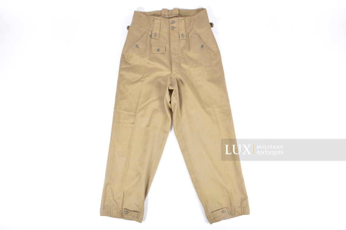 Rare pantalon M43 Heer tropical en coton « OLONA » - photo 13