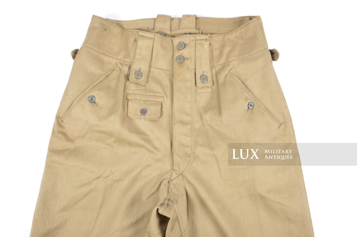 Rare Heer M43 tropical combat service trousers, « OLONA cotton » - photo 14