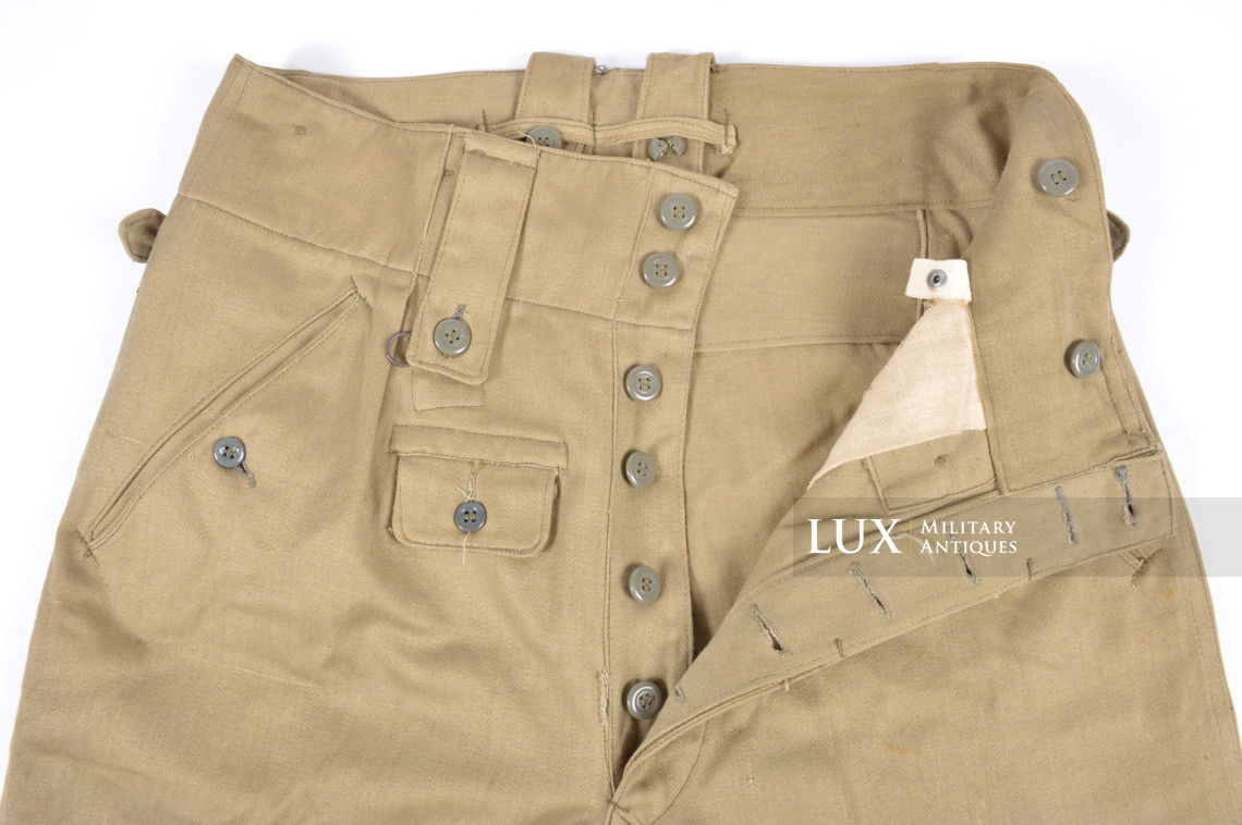 Rare pantalon M43 Heer tropical en coton « OLONA » - photo 17