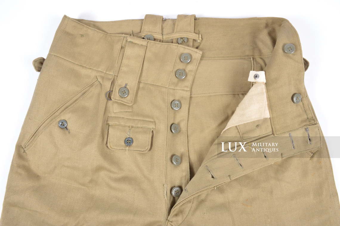Rare Heer M43 tropical combat service trousers, « OLONA cotton » - photo 17