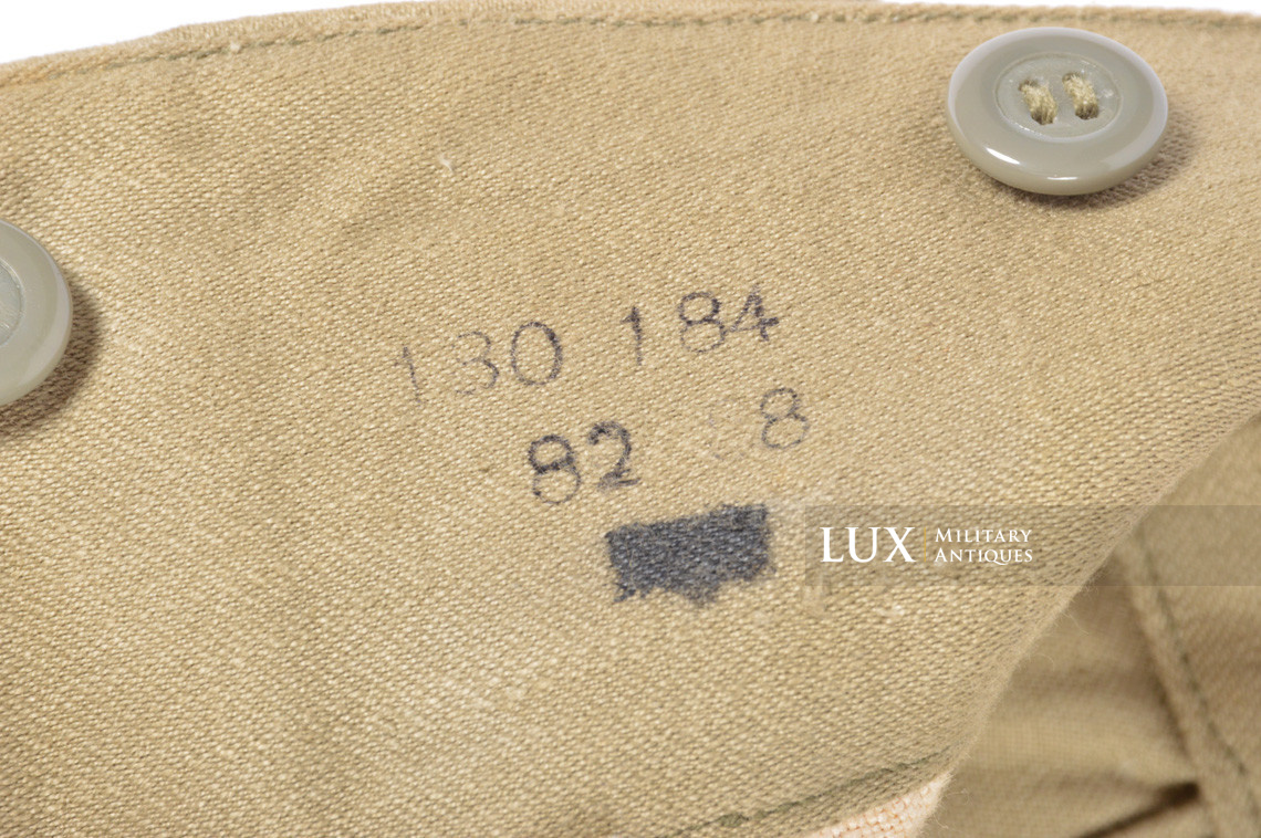 Rare pantalon M43 Heer tropical en coton « OLONA » - photo 20