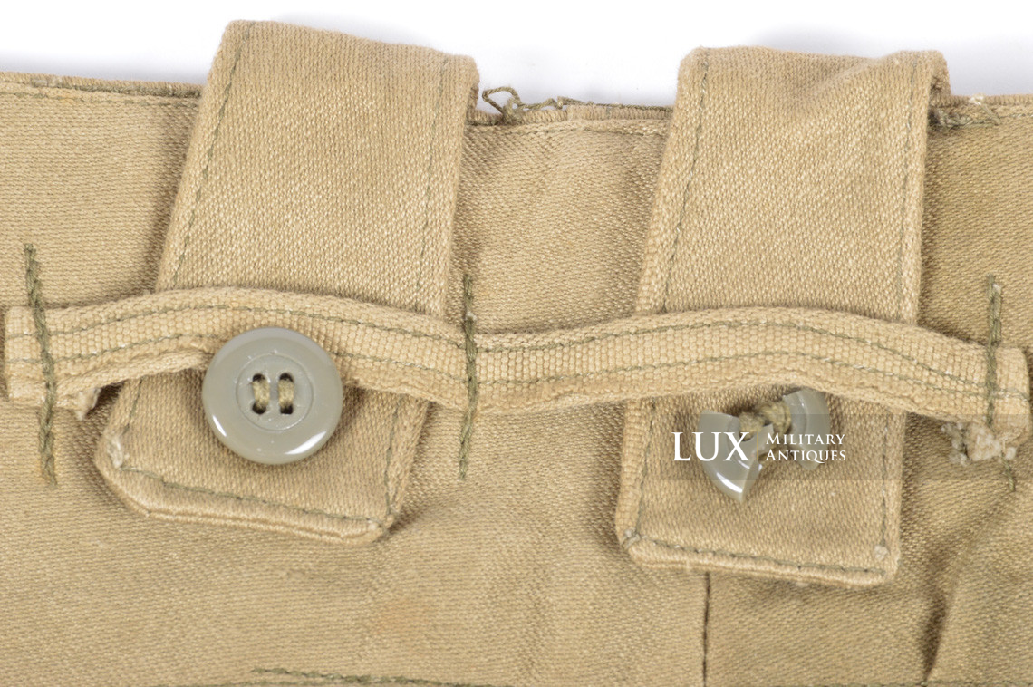 Rare Heer M43 tropical combat service trousers, « OLONA cotton » - photo 21