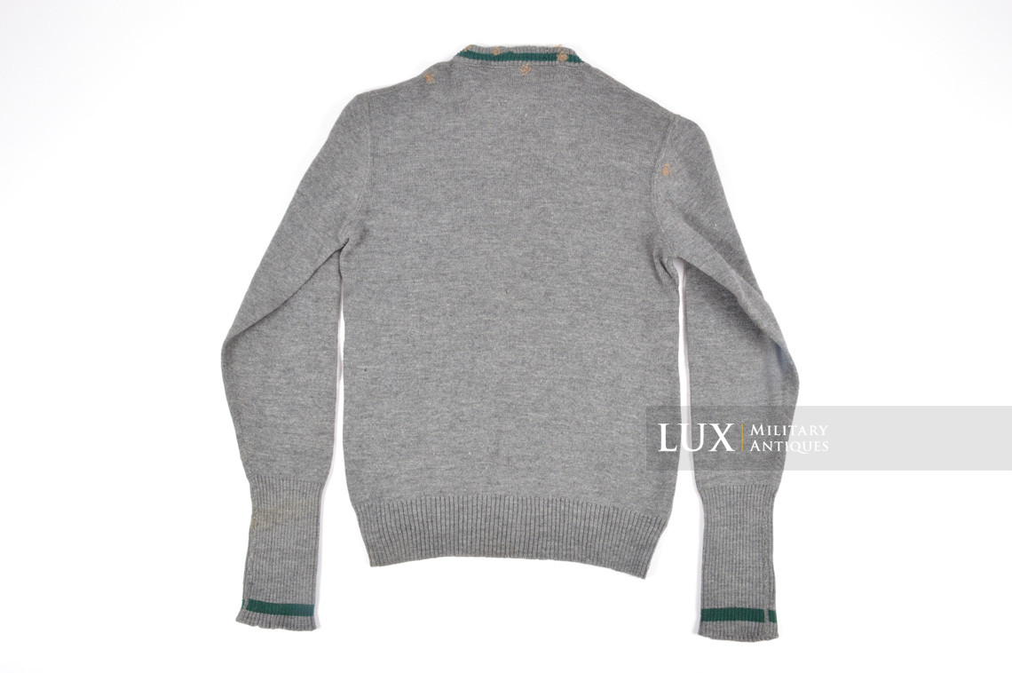 Mid-war German standard issue wool sweater, « green band » - photo 11