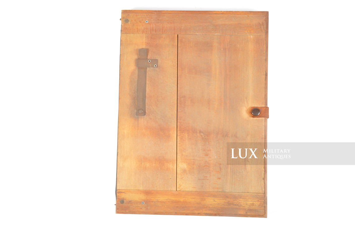 Porte carte pliant en bois pour officier allemand - photo 4