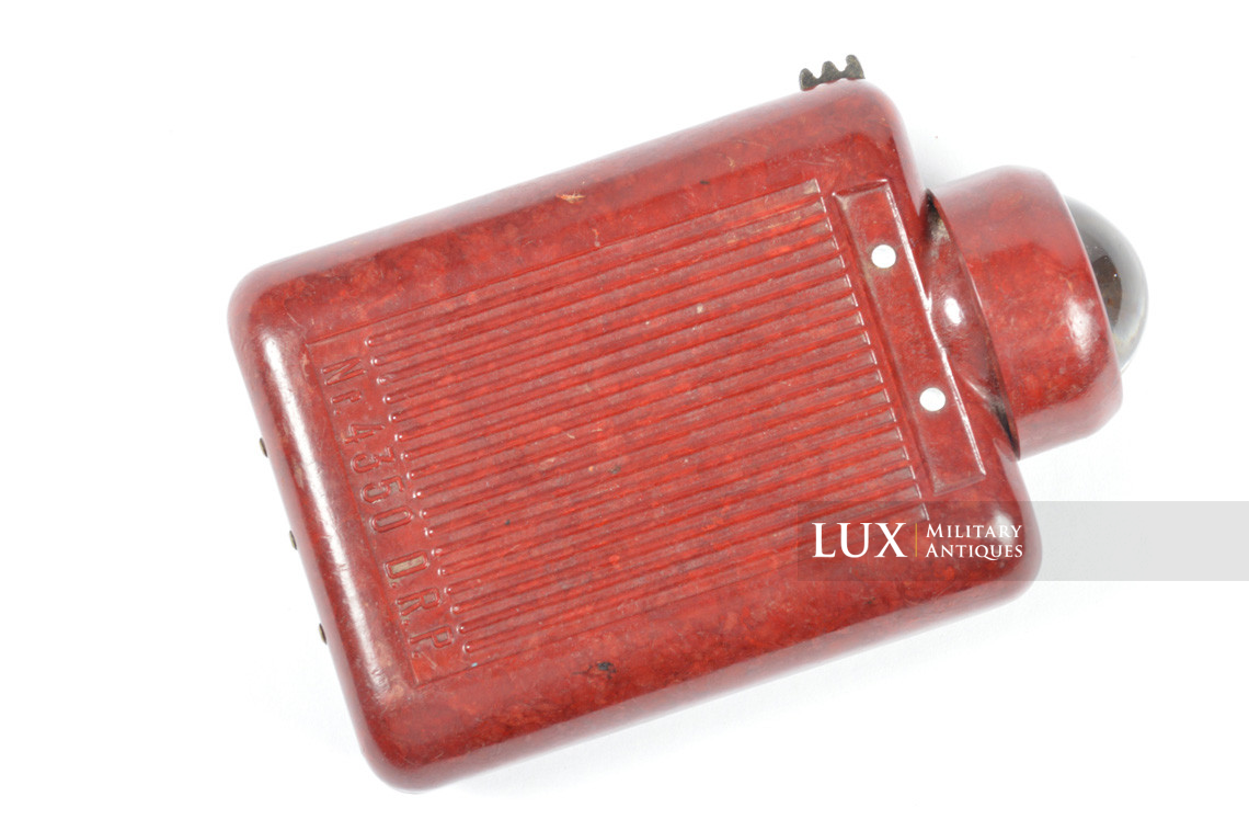 Lampe de poche « ZEILER » en bakelite rouge - photo 8