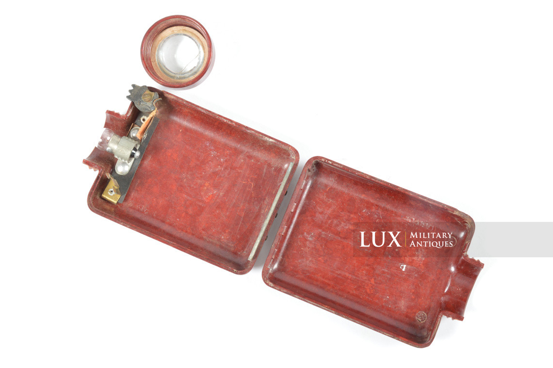 Lampe de poche « ZEILER » en bakelite rouge - photo 8