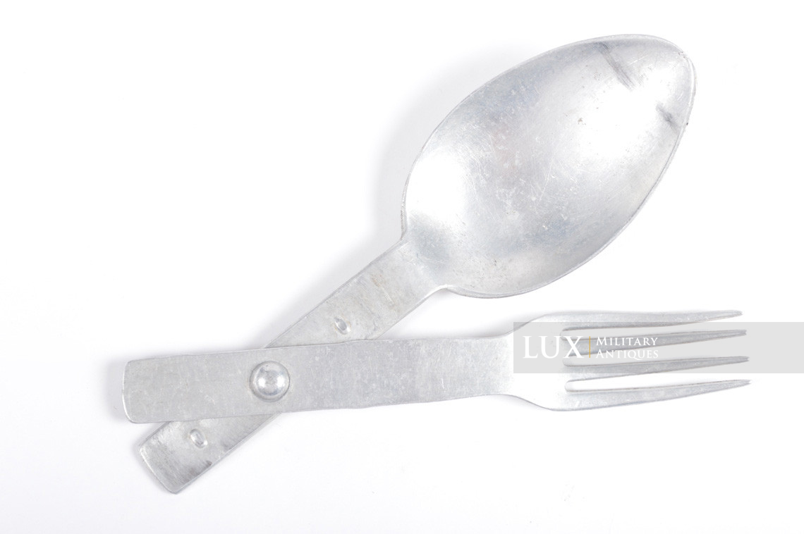 German field spoon/fork combo cutlery set, « HMZ39 » - photo 4