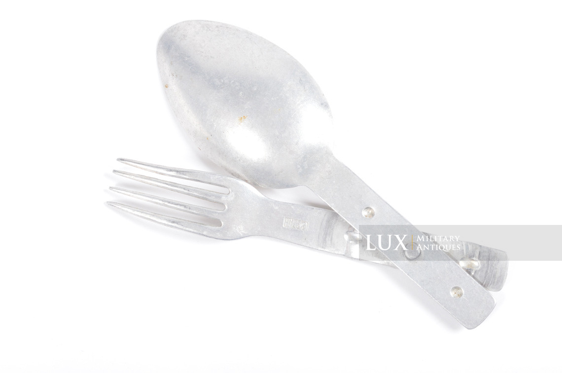 German field spoon/fork combo cutlery set, « HMZ39 » - photo 8