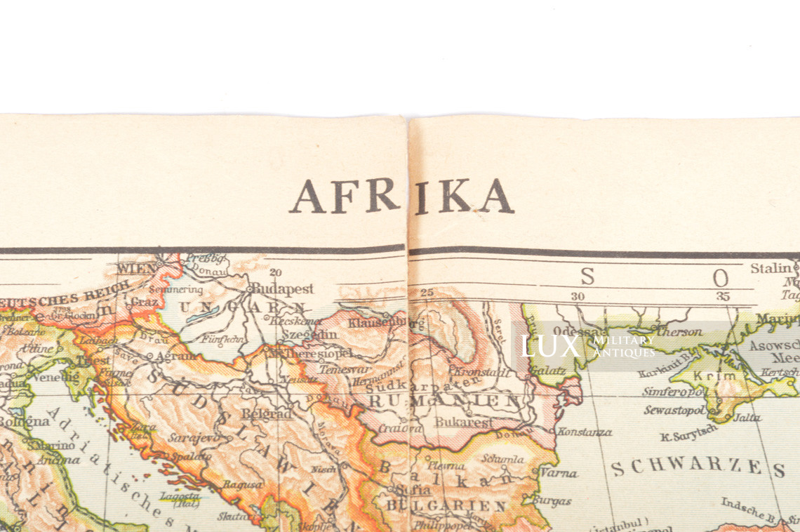 Carte allemande Wehrmacht, « Afrika-Karte » - photo 9