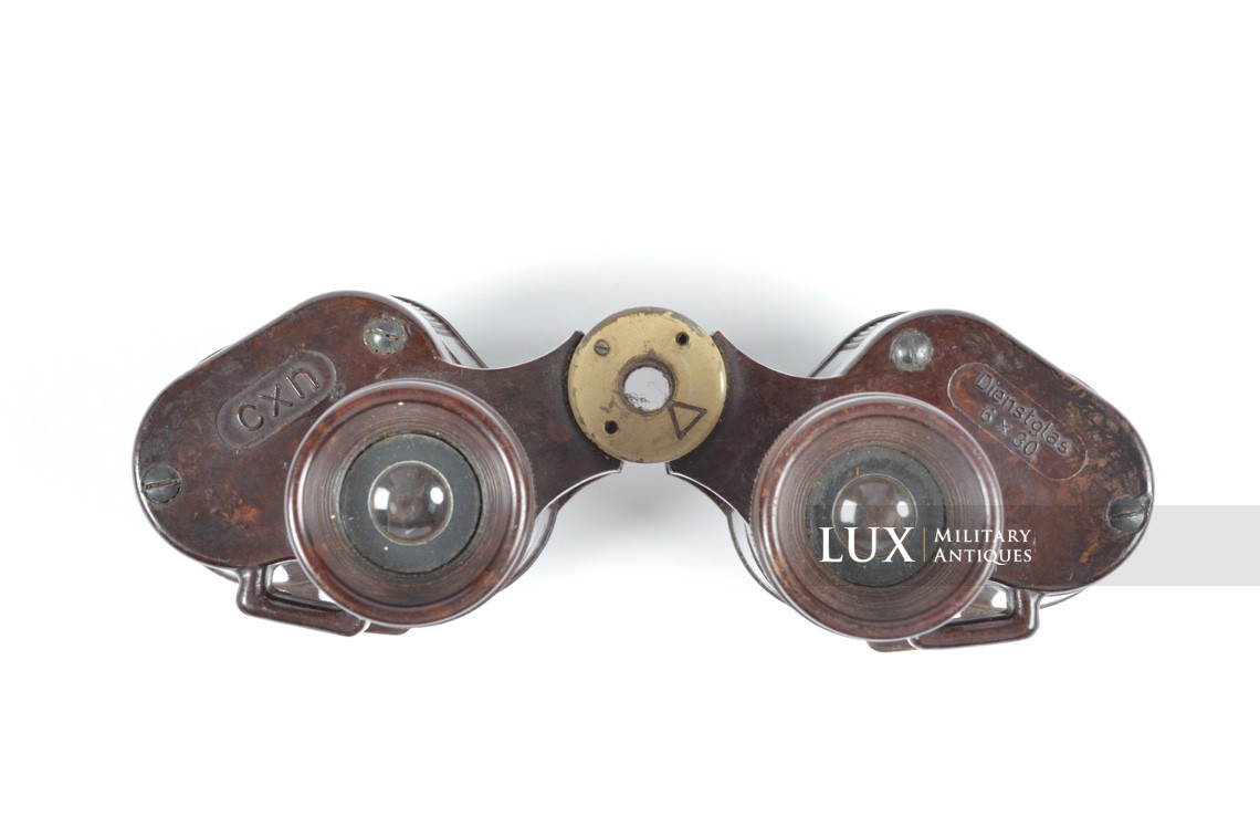 German bakelite 6x30 power issue field binoculars, « Dienstglas cxn » - photo 8