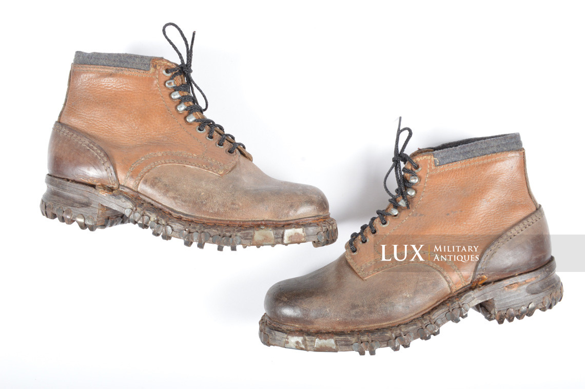 Unissued German mountain trooper's ankle boots, « Gebirgsjäger » - photo 4