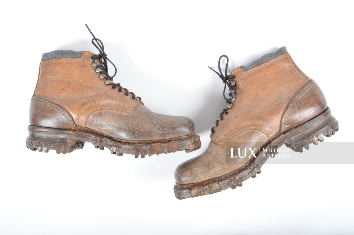 Unissued German mountain trooper's ankle boots, « Gebirgsjäger » - photo 7