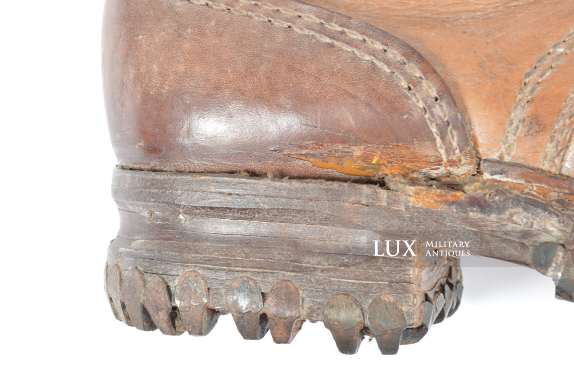 Unissued German mountain trooper's ankle boots, « Gebirgsjäger » - photo 14