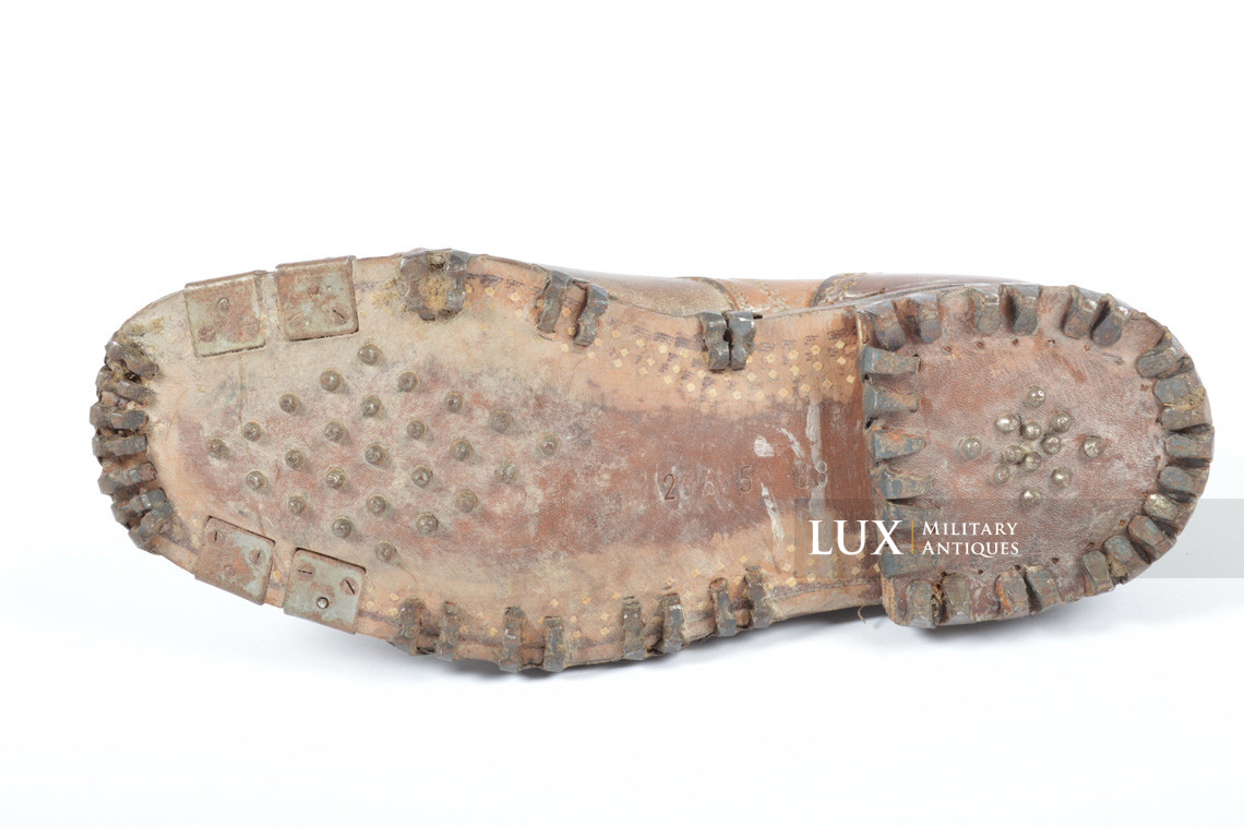 Unissued German mountain trooper's ankle boots, « Gebirgsjäger » - photo 20