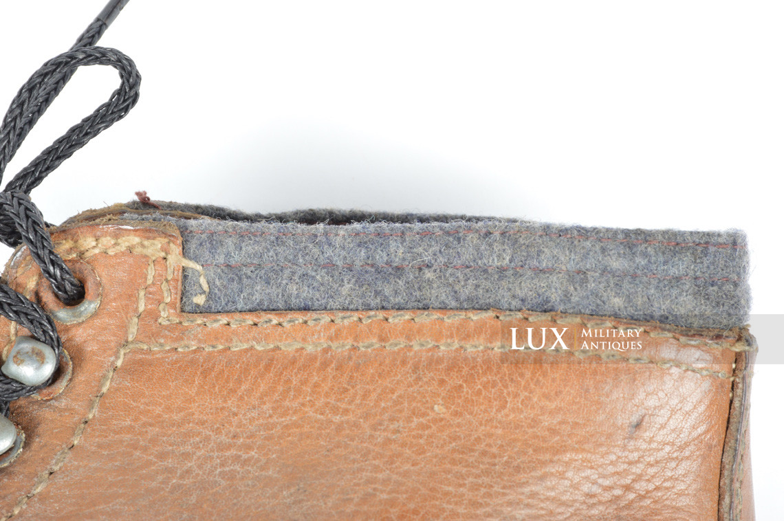Unissued German mountain trooper's ankle boots, « Gebirgsjäger » - photo 25
