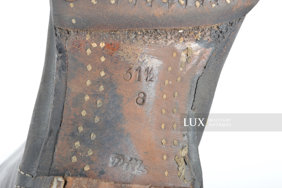 Bottes allemandes fin de guerre pour la troupe, « Püls 1943 » - photo 32
