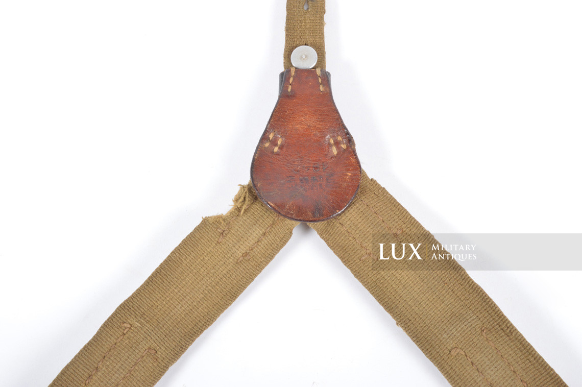 German tropical webbing Y-straps, « 1942 » - photo 19