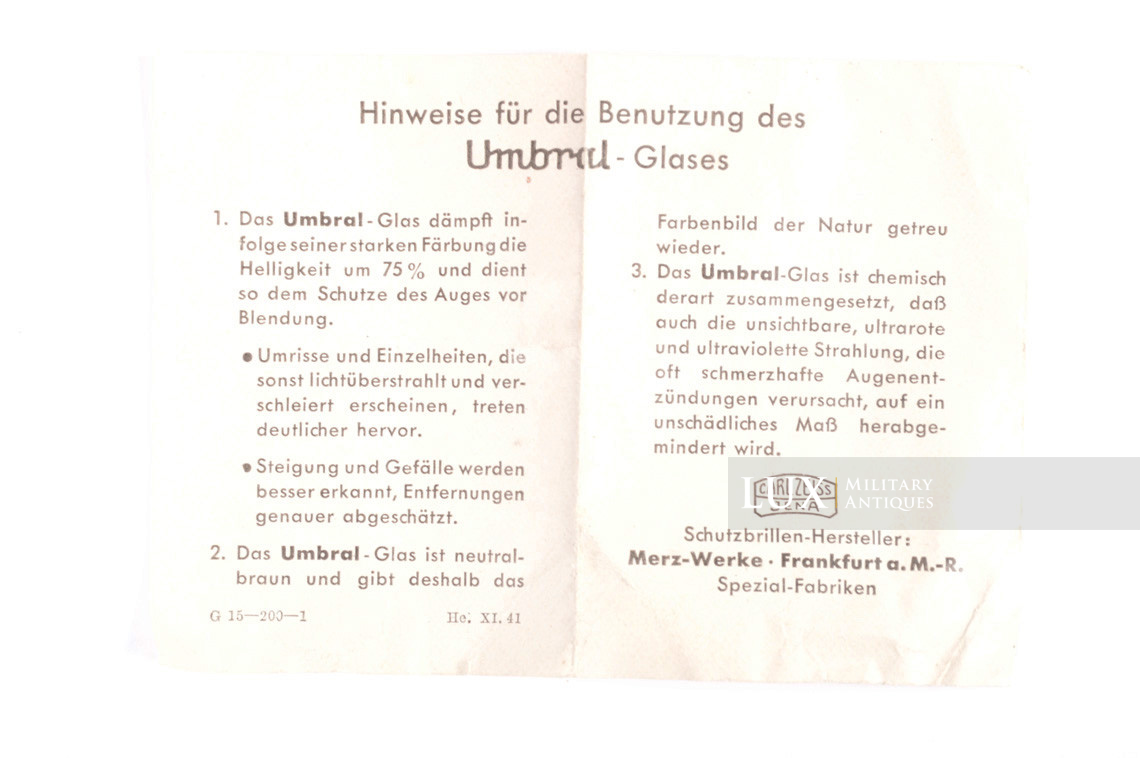 Unissued German general purpose goggles - photo 11