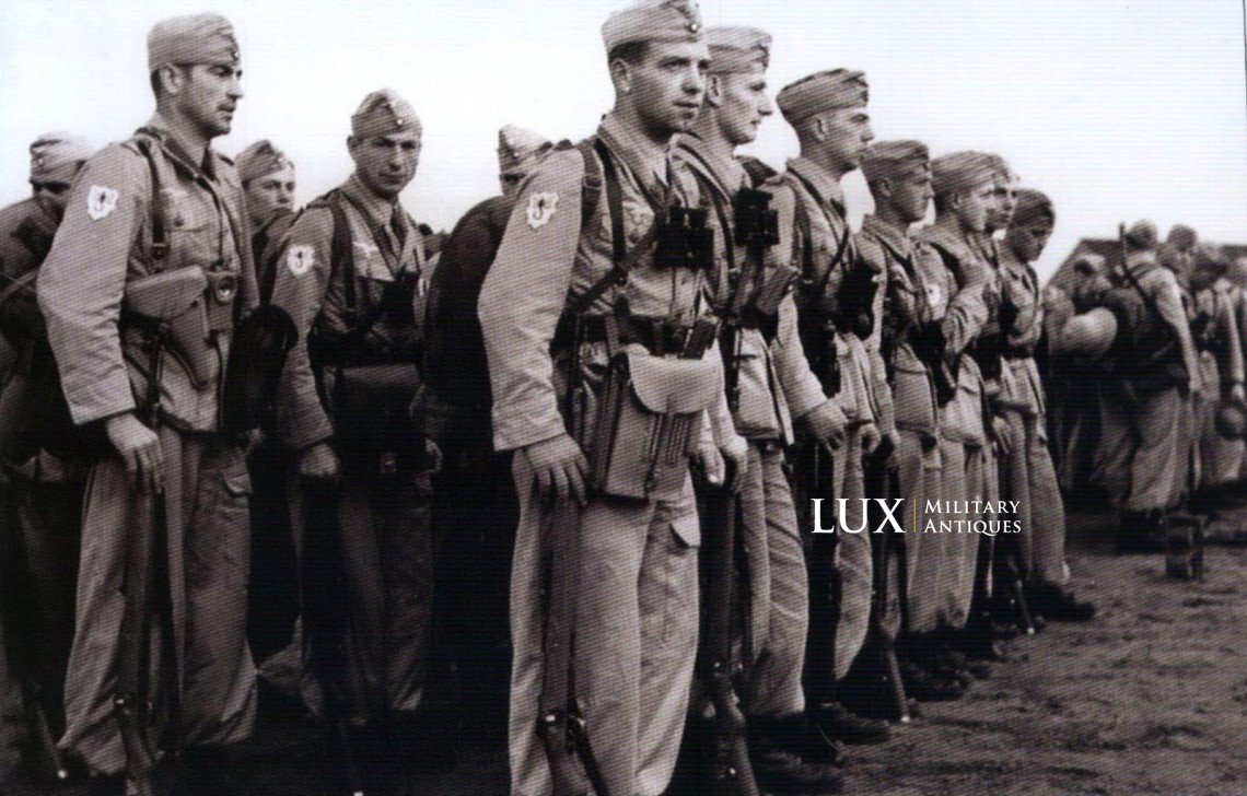 Insigne de manche Luftwaffe parachutiste, Brigade Ramcke, « Scorpion » - photo 10