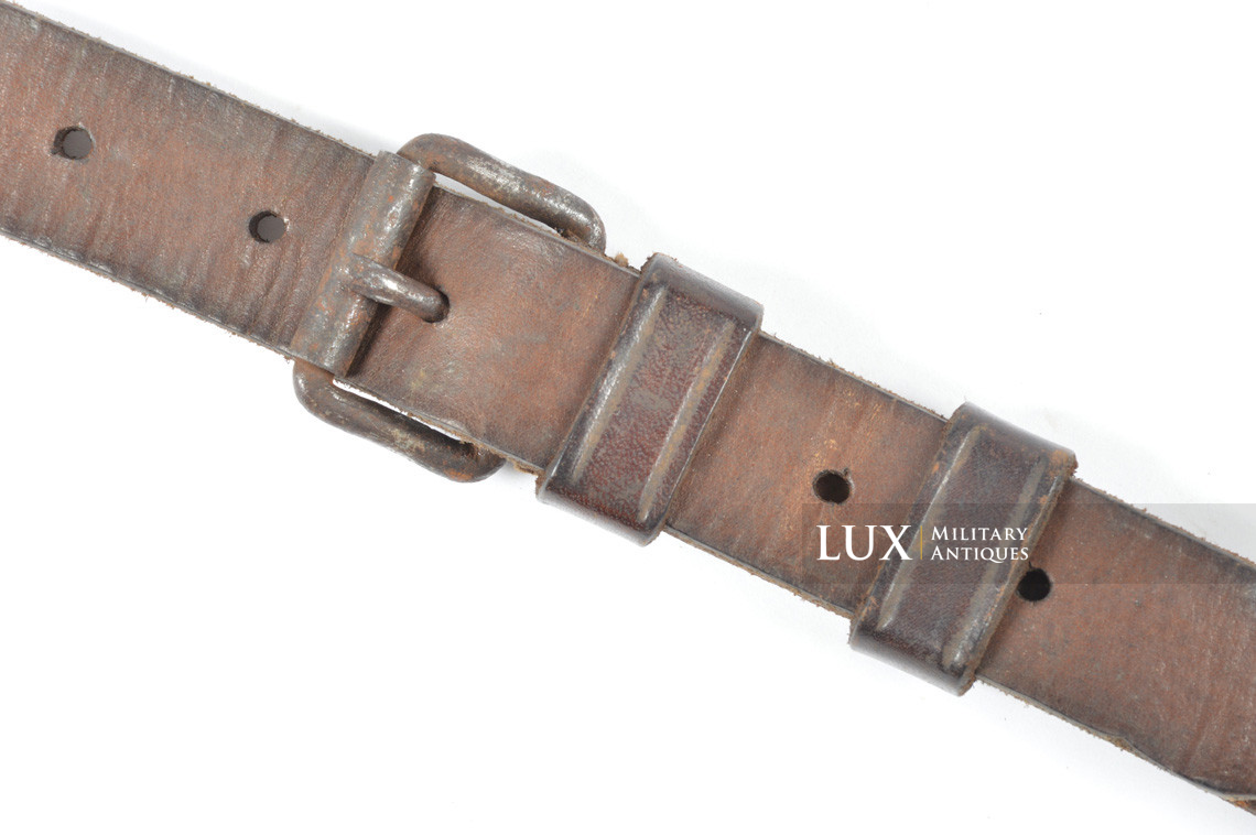 Early German engineers tool kit pouch in brown leather - photo 13