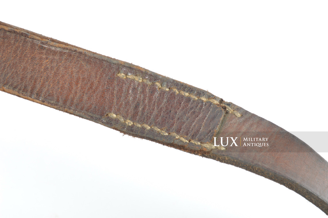 Early German engineers tool kit pouch in brown leather - photo 18