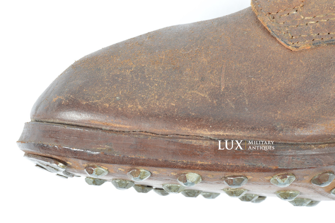 Late-war German low ankle combat boots, « unissued » - photo 15