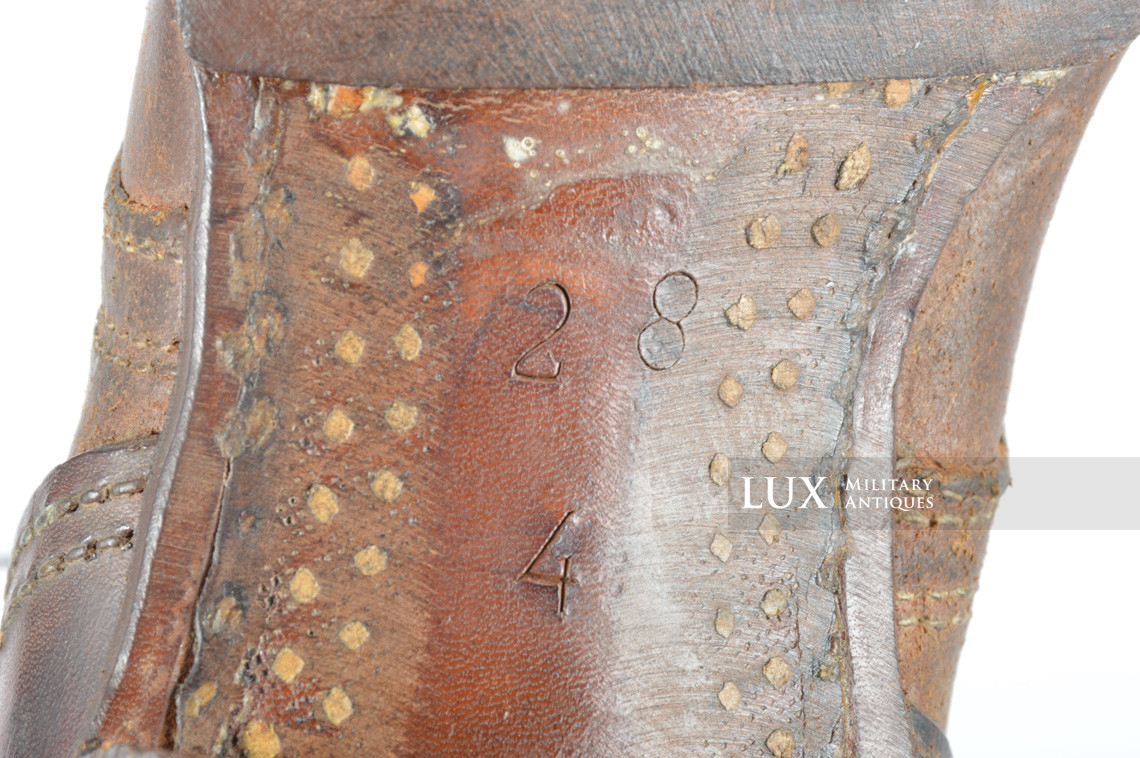 Late-war German low ankle combat boots, « unissued » - photo 20