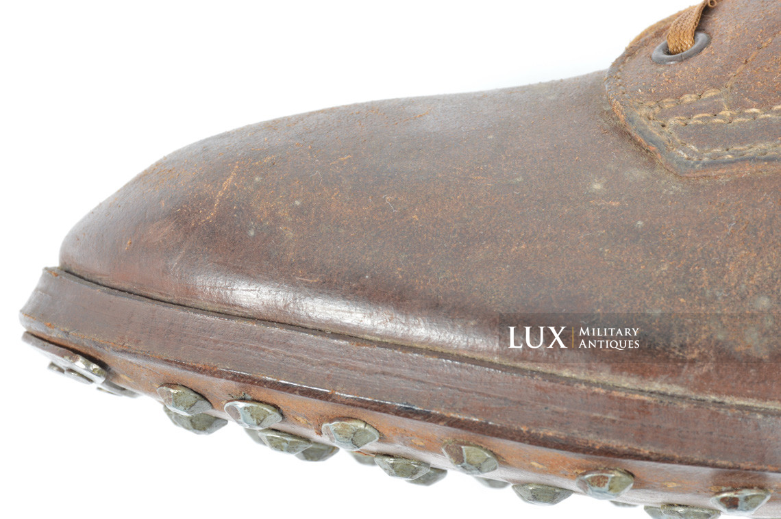 Late-war German low ankle combat boots, « unissued » - photo 27