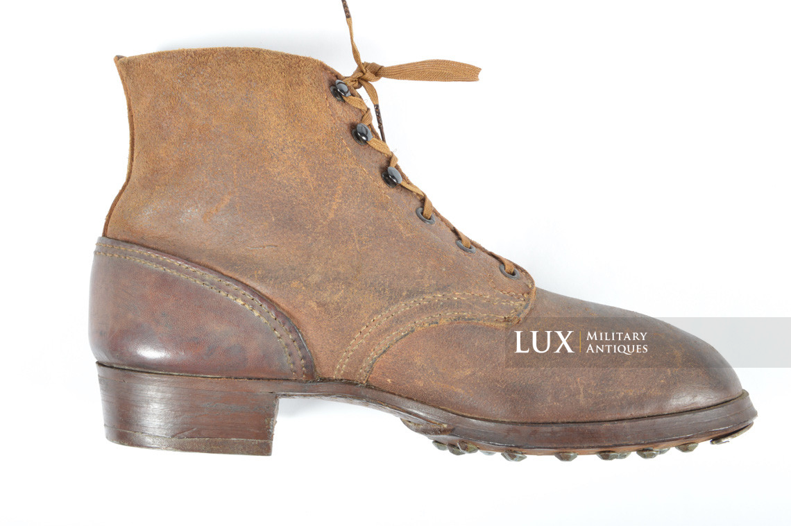 Late-war German low ankle combat boots, « unissued » - photo 28