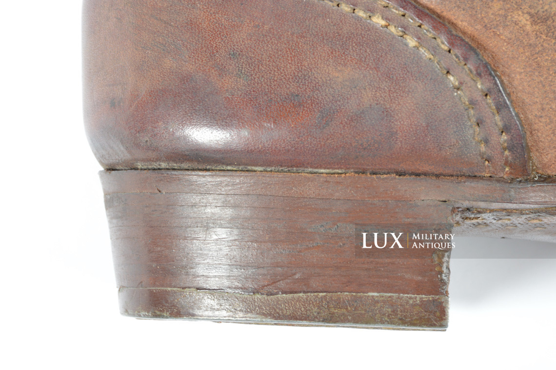 Late-war German low ankle combat boots, « unissued » - photo 30