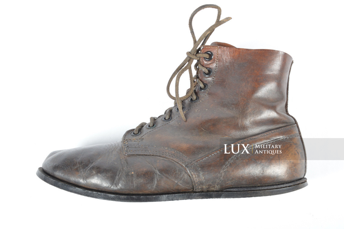 Mid-war Luftwaffe airplane mechanics / pilots service low boots - photo 9