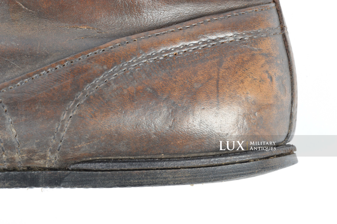 Mid-war Luftwaffe airplane mechanics / pilots service low boots - photo 11