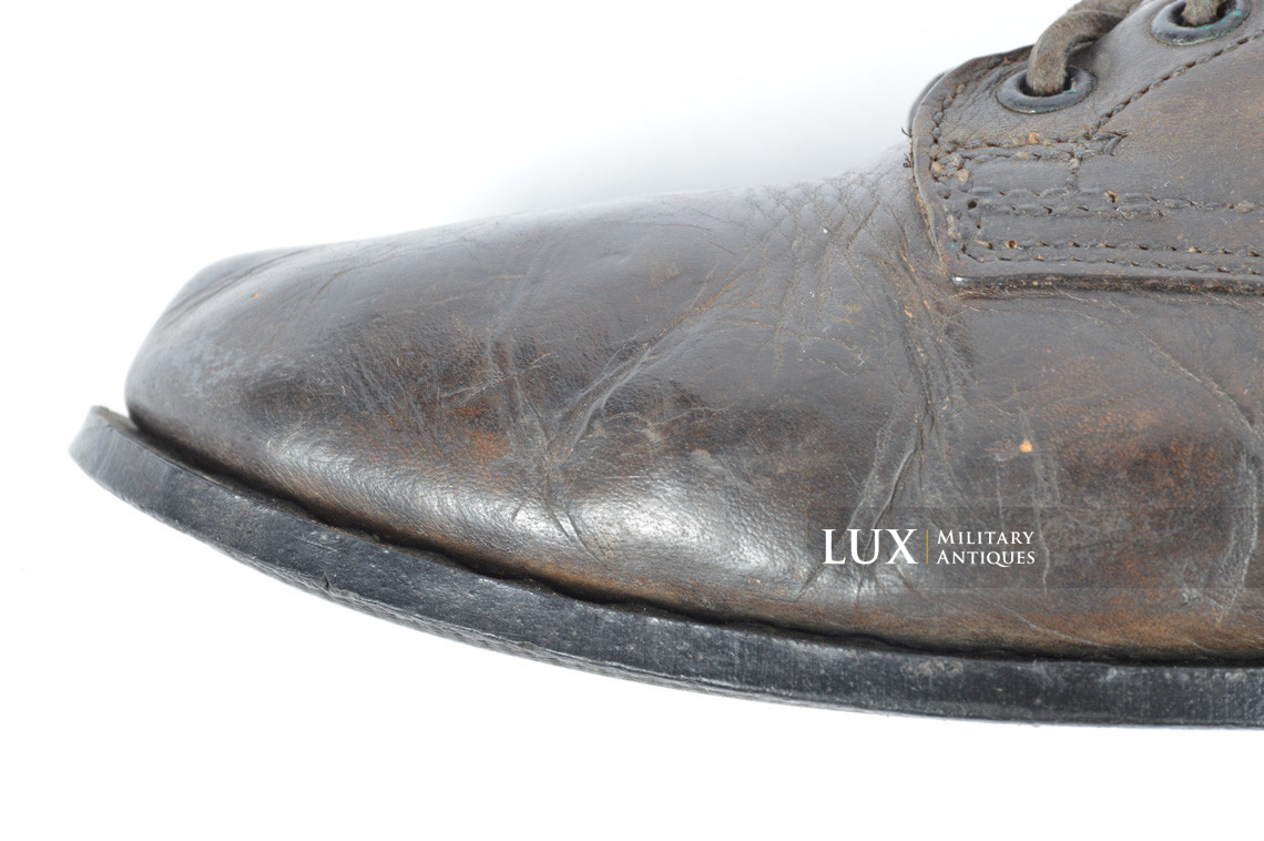 Mid-war Luftwaffe airplane mechanics / pilots service low boots - photo 12