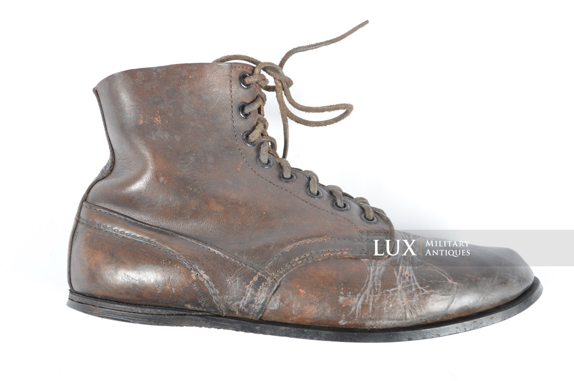 Mid-war Luftwaffe airplane mechanics / pilots service low boots - photo 19