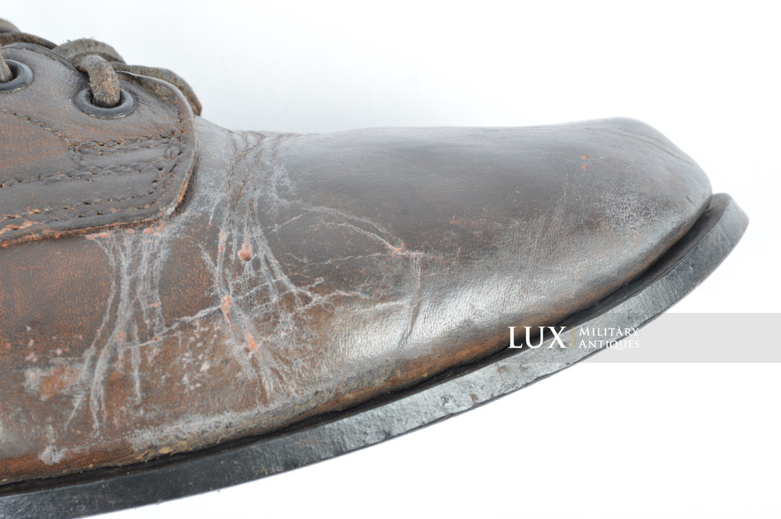 Mid-war Luftwaffe airplane mechanics / pilots service low boots - photo 22